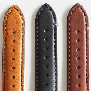 KOPPO leather bracelet - Made In France - Color Black