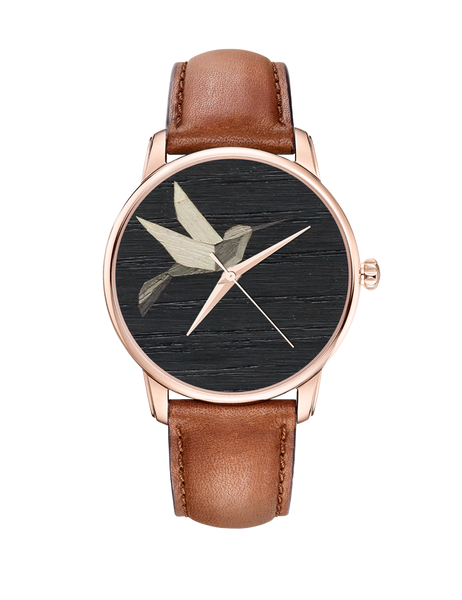 Charger l&#39;image dans la galerie, Montre COLIBRI - Or Rose