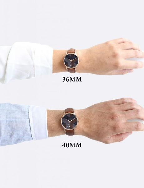 Load image into Gallery viewer, MÉTIERS D&#39;ART Watch - Rose Gold - Spruce/Smoked Oak Dial