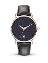 Charger l&#39;image dans la galerie, Montre ORIGINELLE - Or Rose - Cadran en Chêne Teinté